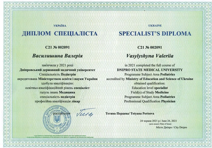 Василішна Валерія